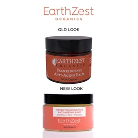 Anti-ageing Frankincense Night & Day Cream for Normal Dry Dull Mature Skin by EarthZest Organics. 100% Organic, Natural & Certified Vegan. NO synthetics or water, highly concentrated and long-lasting