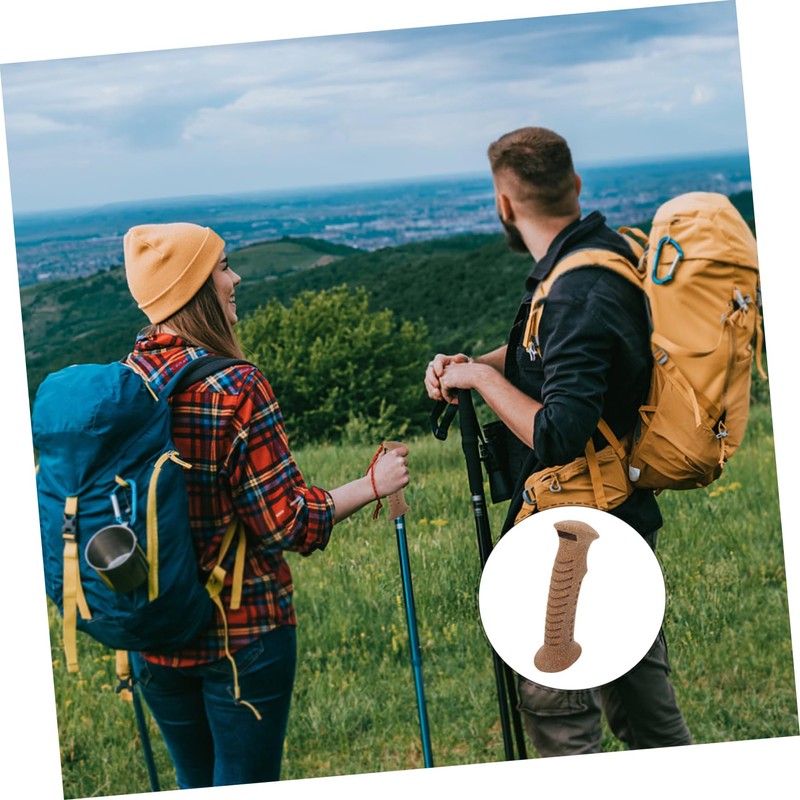 CORHAD Cork Trekking Pole Handle Replacement for Hiking Skiing Anti-Sweat