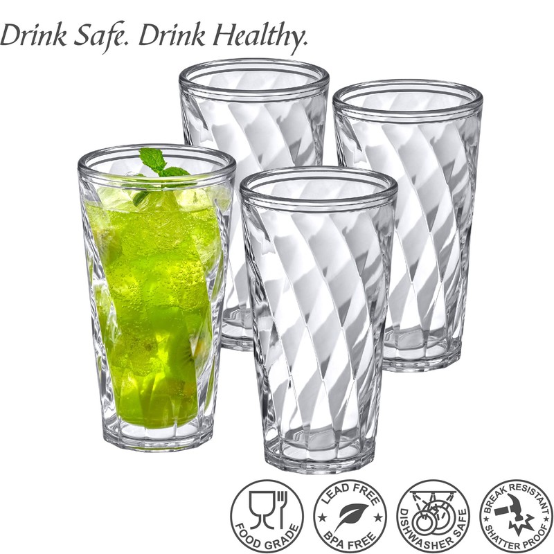 Amazing Abby - Alps 22-Ounce Insulated Tumblers (Set of 4),