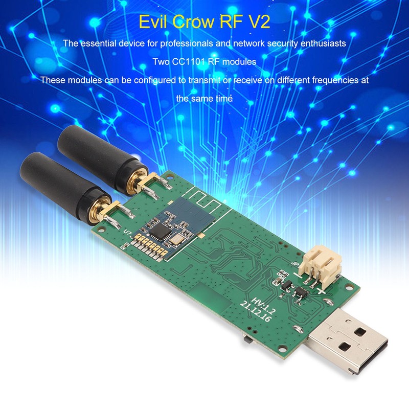 RF Module Board Adapter 2.4GHz Evil Crow RF V2 300Mhz‑348Mhz
