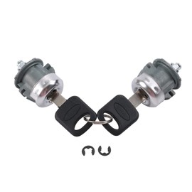 DICMIC Door Lock Cylinder with Key Compatible with 1997-2011 Ford F150 F250 Super Duty Expedition Excursion Explorer Freestar Replace# 7C3Z-1521990-A, 703362