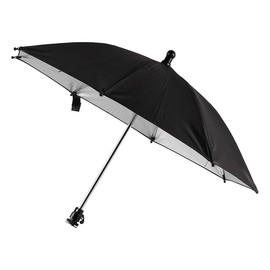 Laroal PC Camera Hot Shoe Umbrella, Cold Shoe Mounting, Camera Umbrella, Parasol with Universal Rotating Swivel Head, Hot Shoe Cover