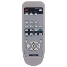 ALLIMITY 1515068 Remote Control Replacement for Epson Projector EB-W10 EBS7 EBS8 EBW7 EBW8 S7 EBX7 EBX8 EX31 EX3200 EX5200 EX7200 POWERLITE1220 POWERLITES9 RT1515068 VV 111H32 8020 VS200