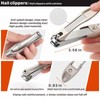 Toenail Clippers for Seniors Thick Toenails, Toe Nail Clippers Adult