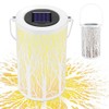 Solar Power Hanging Hollow LED Lamp Decorative Light for Outdoor