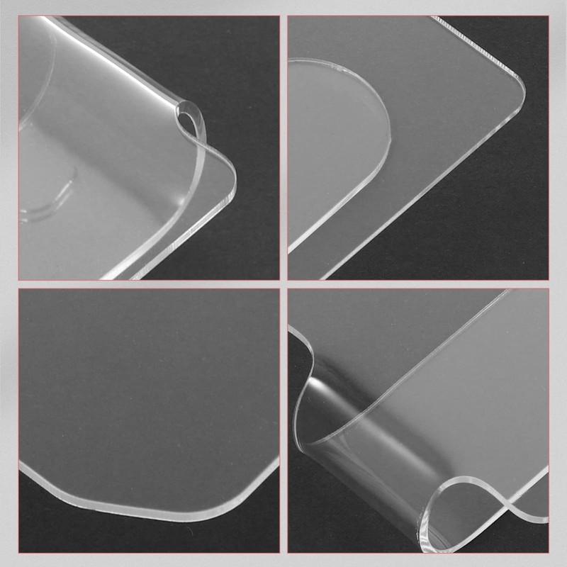 SAFIGLE Acrylic Manicure Color Mixing Palette Set of 2 Handheld