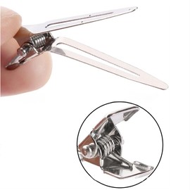 Som&T Global Mini Side Hair Bangs Claw Clip Metal Hair Fixing Pin 3.5cm