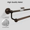 Ntipox Antique Bathroom Double Towel Bar Oil Rubbed Bronze, 24