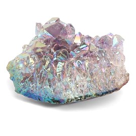 DELAESI Amethyst Druse Amethyst Stein Unregelm??ige Kristalle Druse Amethyst Kristalle Natrliche Kristalle Heilsteine fr Deko ca.70g