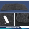 PIT66 Hood Insulation Pad Heat Shield w/ Clips Compatible with