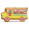 The Bridge Collection 5" Gingerbread School Bus Ornament - School