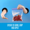 Ziploc Quart Food Storage Bags, Grip 'n Seal Technology for