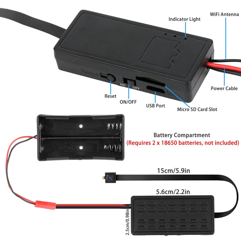 Mini Video Cameras 1080P Mini Portable Nanny Video Recorder with
