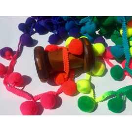 XL POM pom pom bobble trim bobble bobble bobble 2.5 cm (sold by 10 metres)