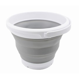 Collpasible Bucket (5.5L Collapsible Bucket (White/Grey))