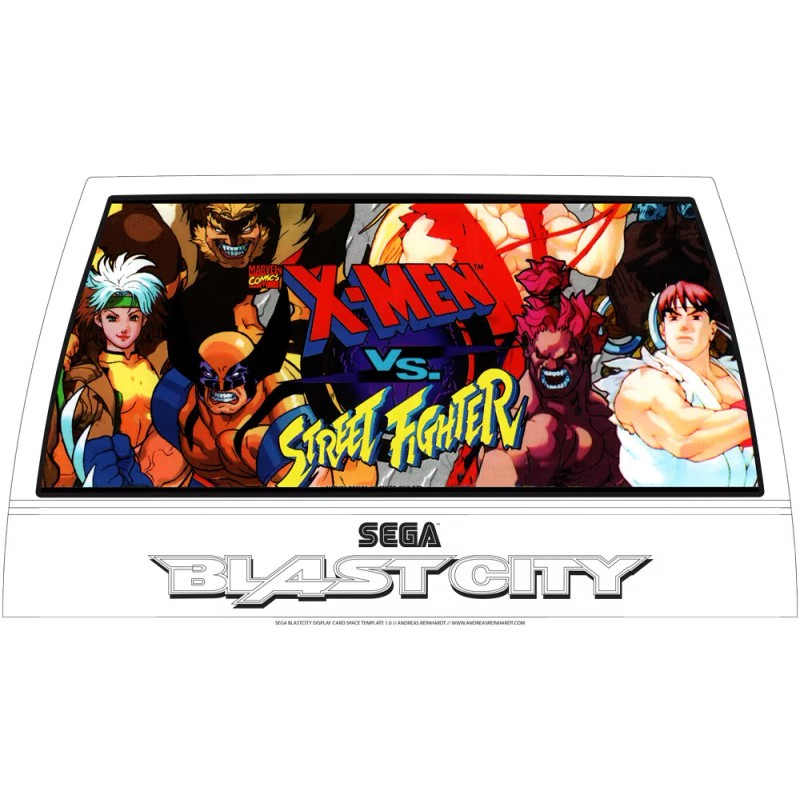 Sega Blast City Arcade Marquee of Your Choosing