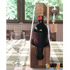 Think-n-Drink Fun Wine Bottle Gift Lock Challenge Puzzle Game Wood