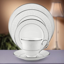 Lenox Opal Innocence 5-Piece Place Setting, White