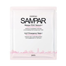 Sampar - H2O 'Emergency' Mask - Moisturizing and Hydrating Hydrogen Serum Mask - ALL SKIN TYPES - Made in Korea (10 Pack)