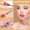 Retractable Lip Makeup Brush Portable Dual End Lipstick Brush Lipstick