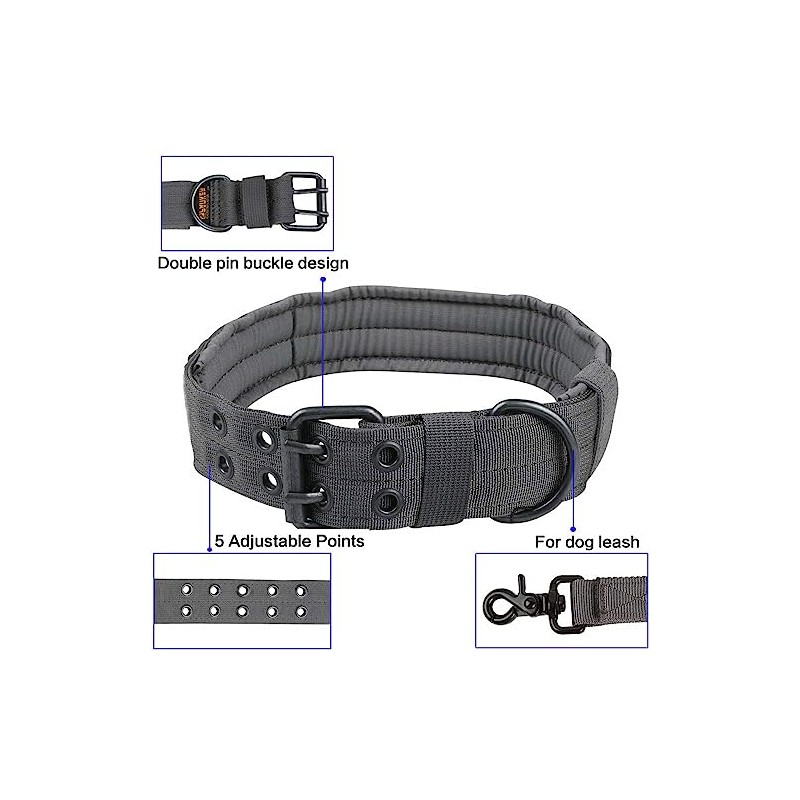 EXCELLENT ELITE SPANKER Collar de Perro táctico de Nylon Collar