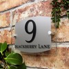 HOUSE SIGN DOOR NUMBER PLAQUE MODERN HOME ADDRESS NAME PLATE