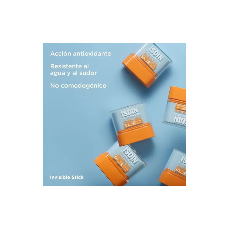 Isdin Fotoprotector En Barra Acabado Invisible Spf 50, 10gr