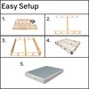 Spring Coil, 4.5-Inch Easy Wood Box Spring/Foundation with Simple Assembly,