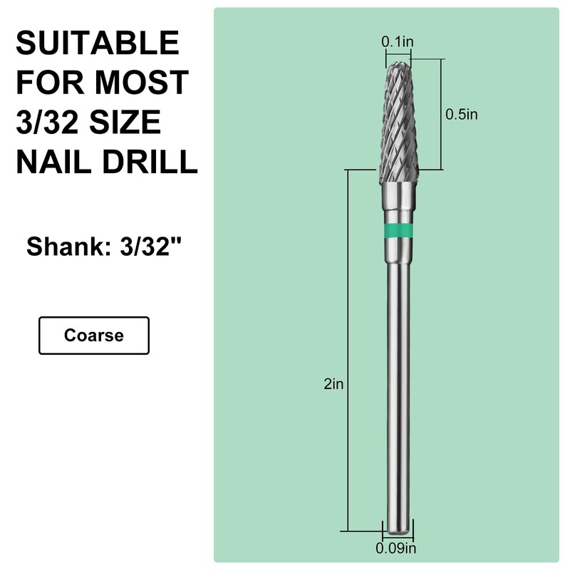 C12rtive Tapered Tungsten Steel Nail Cutter Bit, Nail Bits for