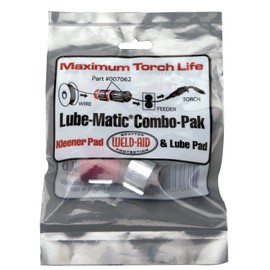Weld-Aid 007062 Lube-Matic Combo-Paks, One Red Wire Pad/One Black Lube Pad