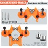 Semderm Diamond Hole Saw Kit, Tile Hole Saw with Double