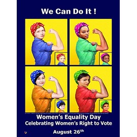 Diversitystore.com Women's Equality Day Poster We Can Do It WED14