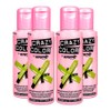 Semi-Permanent Hair Colour Cream Dye Crazy Colour Renbow 4 x