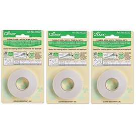 Clover Needlecrafts - Cinta de sesgo fusible para hacer cintas, 40 pies, 4032C (paquete de 3) 3