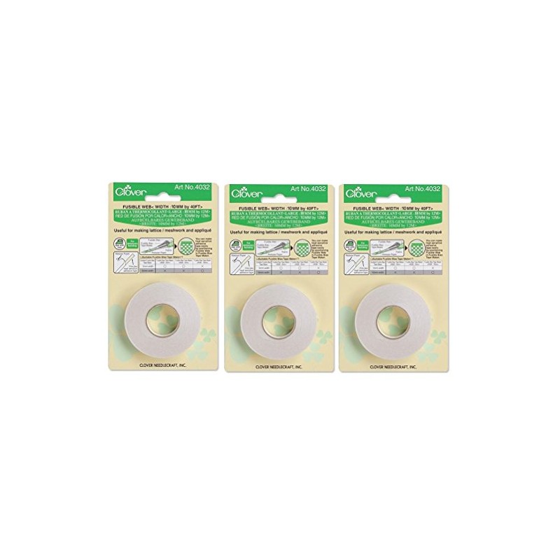 Clover Needlecrafts - Cinta de sesgo fusible para hacer cintas,