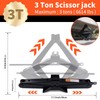 LIIAMOAR Scissor Jack Set 3 Ton(6614 lbs) Car Jack and