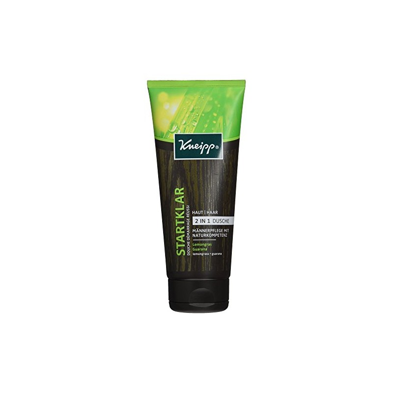 Kneipp Startklar 2-in-1 Shower Lemongrass and Guarana, 200 ml