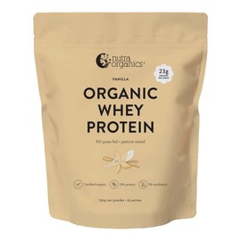 Nutra Organics Organic Whey Protein - Vanilla, 750g