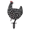 5Pcs Rooster Silhouette Acrylic Hollowed Assorted Style Rich Details Black