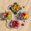 X.SSTTXN 16 pcs Round Glass Soup storage Containers With Lids,