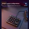 NLOFIN Double Knob Custom Macro Pad Programmable Designer Mini Keyboard