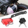 Aluminium Alloy Anti Theft Security Helmet Lock Fits for Yamaha