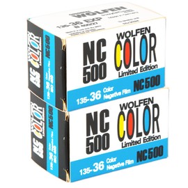 Original Wolfen (Orwo) NC500 Colour Small Film 400 ASA Double Pack 2 x 36 Shots Made in Germany