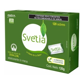 Endulzante Svetia Metco Sweetener 120 Sachets 120g