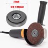 Yakamoz 5/8"-11 Grinder Nut, Self-Locking Quick Release Fast Locking Nut