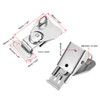 uxcell 1.97-inch SUS304 Stainless Steel Butterfly Twist Latch Keeper W