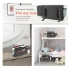Surblue Bedside Caddy Felt Storage Organizer Hanging Bag with Tissue