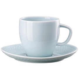 Junto Opal Green Coffee Cup and Saucer