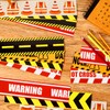 Ireer 72 Pcs Construction Bulletin Board Borders Set Decoration for
