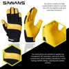 Leather Gardening Gloves Working for Women and Men Utility Dexterity